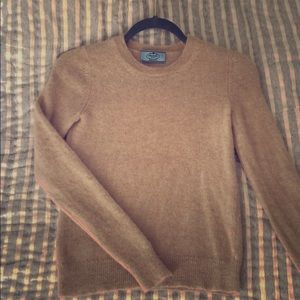 Prada CableKnit Cashmere Crew Neck Sweater